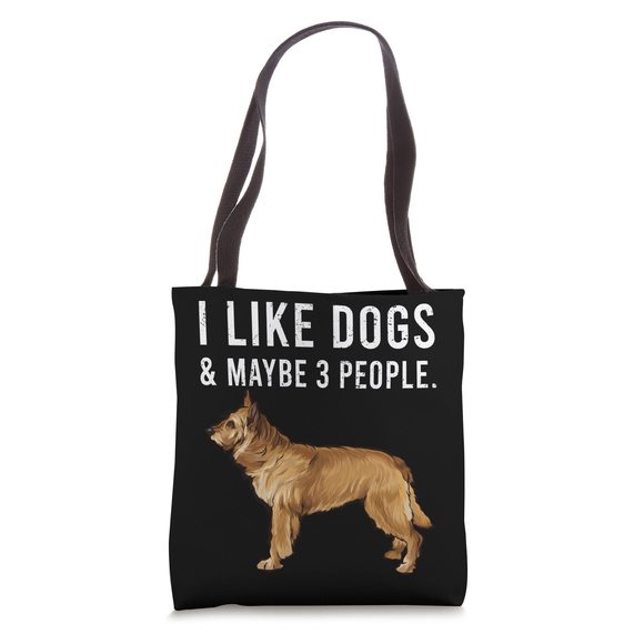 Funny I Like Berger Picard Dogs And Maybe 3 People Tote Bag :3 - Picture 1 of 4